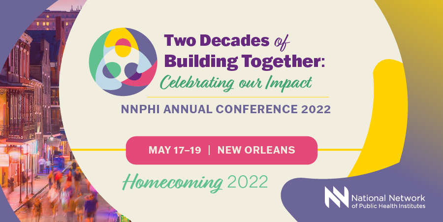 PublicHealthMap's tweet photo. The @NNPHI_ORG Annual Conference (May 17-19) starts TODAY! Its the only national meeting that highlights the important work of public health institutes and provides space for collaboration and connection. Follow #NNPHIAC22 all week for more! #PublicHealth

https://t.co/YDBMRl1zVv https://t.co/aoZ7qPGBpB