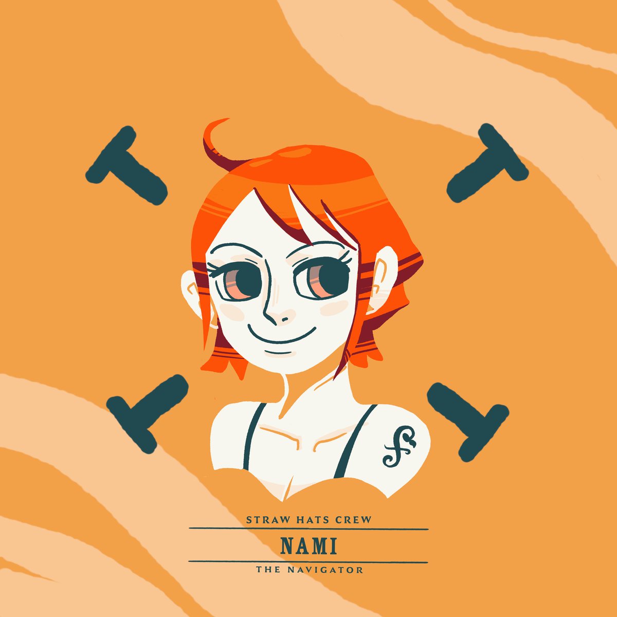 nesborges's tweet photo. Second member to join the Straw Hats Crew is Nami - from thief to the crew's Navigator. Appears for the first time in the Orange Town Arc (chapter 8)

#nami #onepiece #fanart #mugiwara #StrawHats #StrawHatsCrew #anime #manga #illustration https://t.co/Zd0UbCnrVz