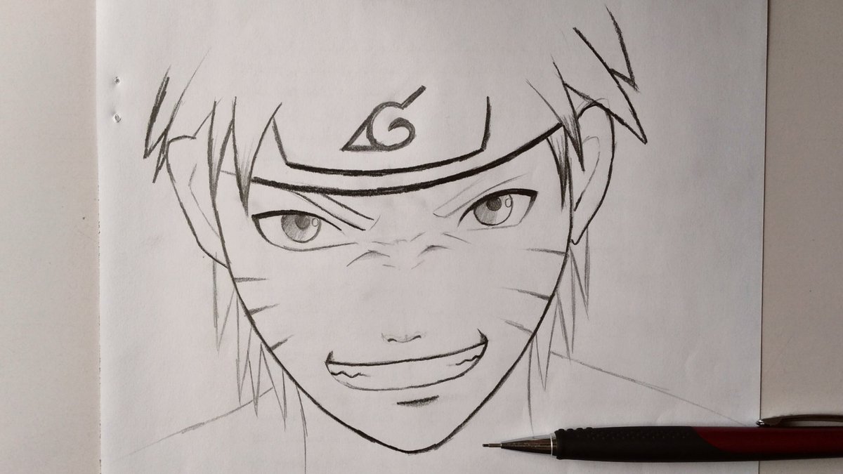 M.J DRAWING on X: Easy Anime Drawing Video link ❤