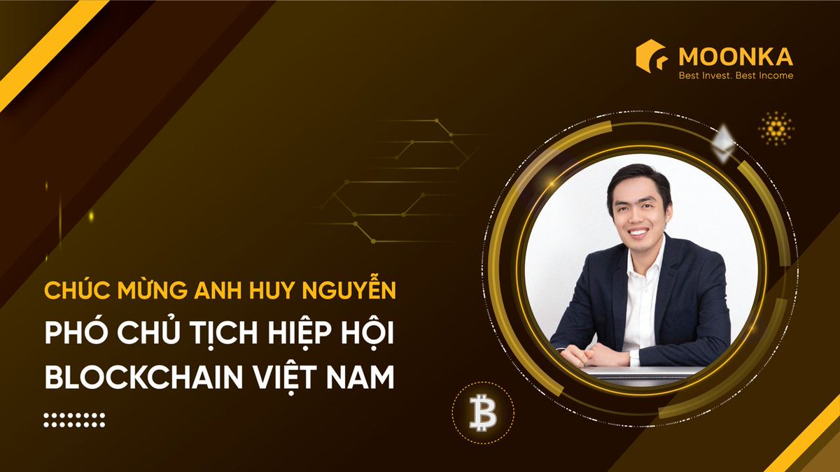 Moonka congratulates Mr. Huy Nguyen - Vice President of the Vietnam Blockchain Association During the initial stage of launching Moonka, Mr. Huy was an advisor who always supported and supported the development plans and orientations of the project.