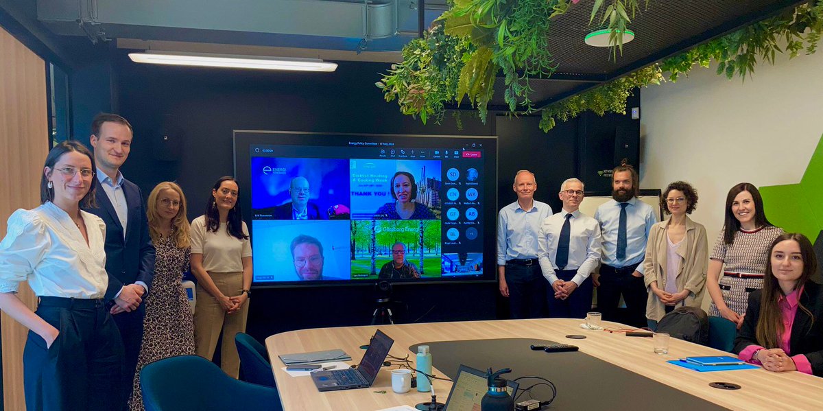 EuroheatPower's tweet photo. 🎉After two years we are back to in person meetings...almost!
On today's agenda:
➡️ #REPowerEU
➡️ #Fitfor55
#EHPatWork #energytransition #DHC https://t.co/dDFzXUdfmC