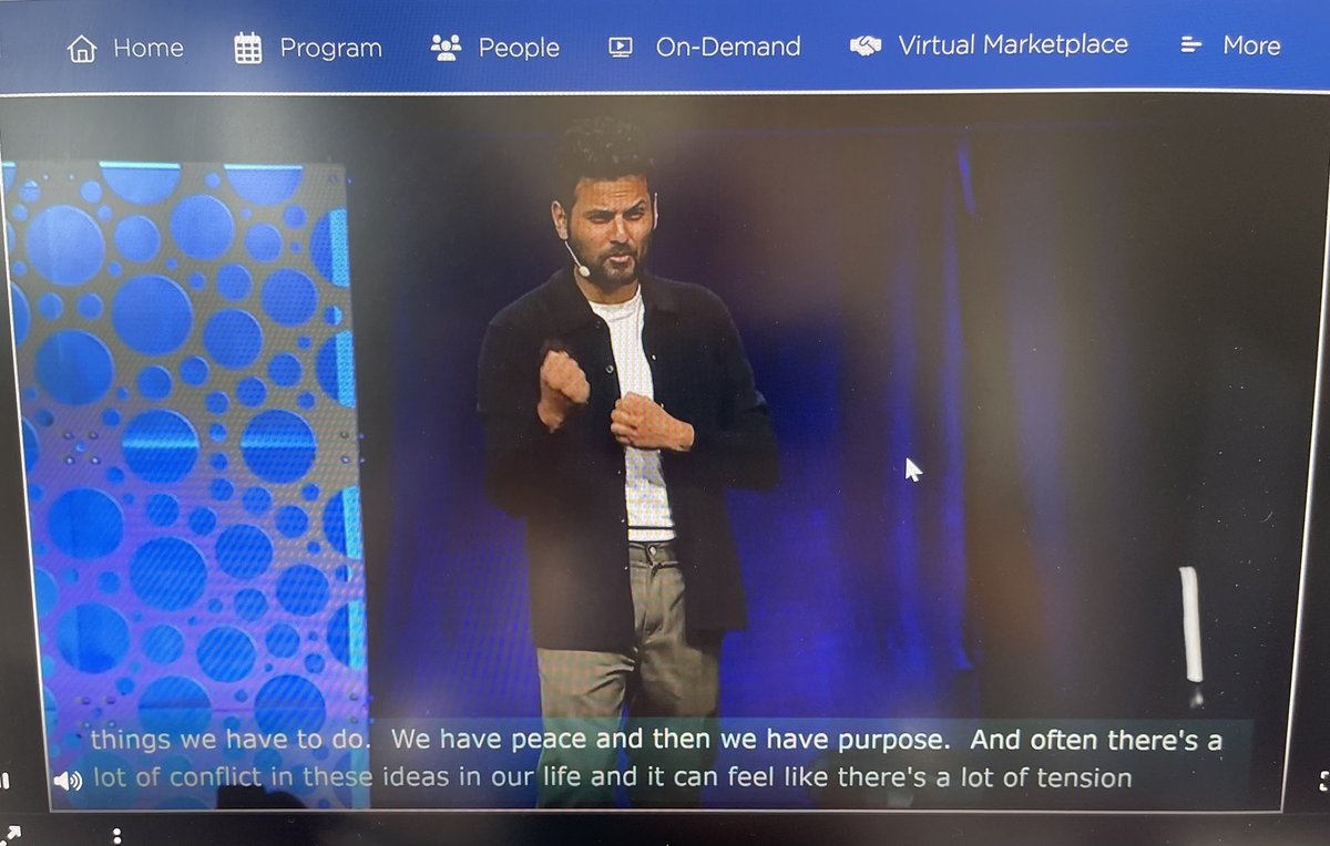 hkbent's tweet photo. #ATD22 @jayshetty “letting go is hard but holding on is harder” powerful messaging on finding peace and purpose https://t.co/jio9RTV8ao