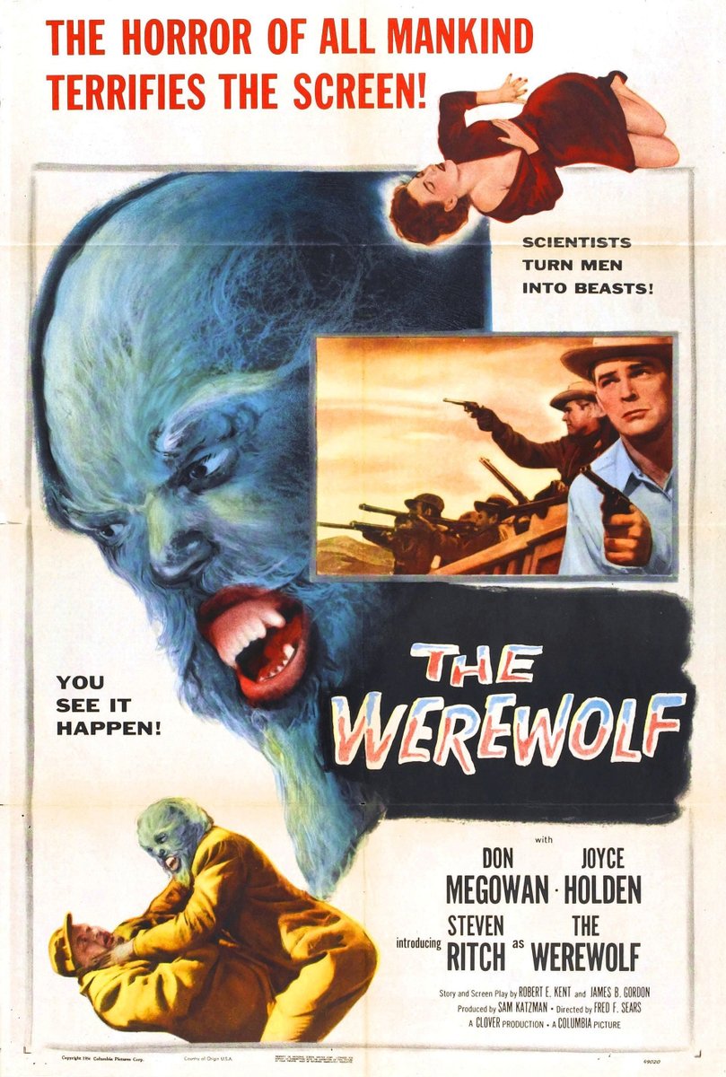 kaospheric's tweet photo. #NowWatching📺 "The Werewolf" (1956) #film🎥 #FilmTwitter🎞 #FilmForever📼 #PhysicalMedia💿 #SamKatzman #KAOS🌐 https://t.co/7b8OKFxxy3