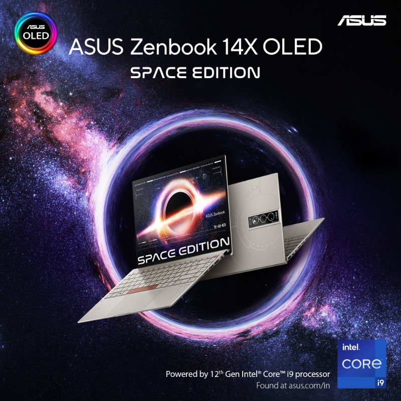 ASUSIndia's tweet photo. Start Your Voyage of Discovery with #ASUS #Zenbook 14X #OLED Space Edition. A prestigious special-edition design with 2.8k OLED display, powered by latest 12th Gen Intel processor, futuristic #ZenVision Display & much more.
#ASUSIndia #SpaceEdition #Intel #12thGen #ASUSOLED