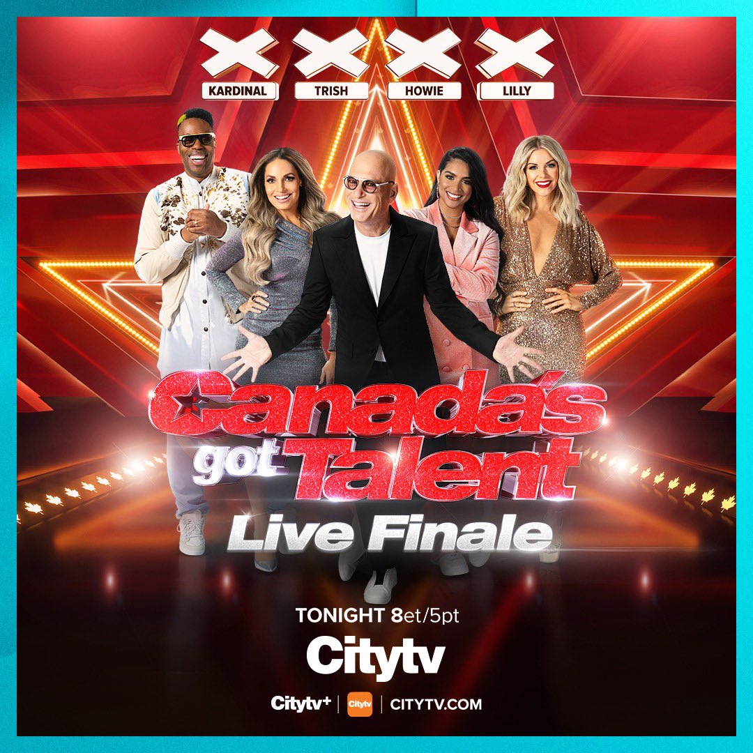 CanGotTalent's tweet photo. IT’S FINALLY HERE! Your final eight acts will perform on #Canada’s biggest stage to fight for YOUR VOTE! 

The #CGT LIVE FINALE starts TONIGHT at 8et/pt on @City_tv, and make sure to vote for your favourite act at https://t.co/LvYy8lEUix https://t.co/etbUdpxkdu