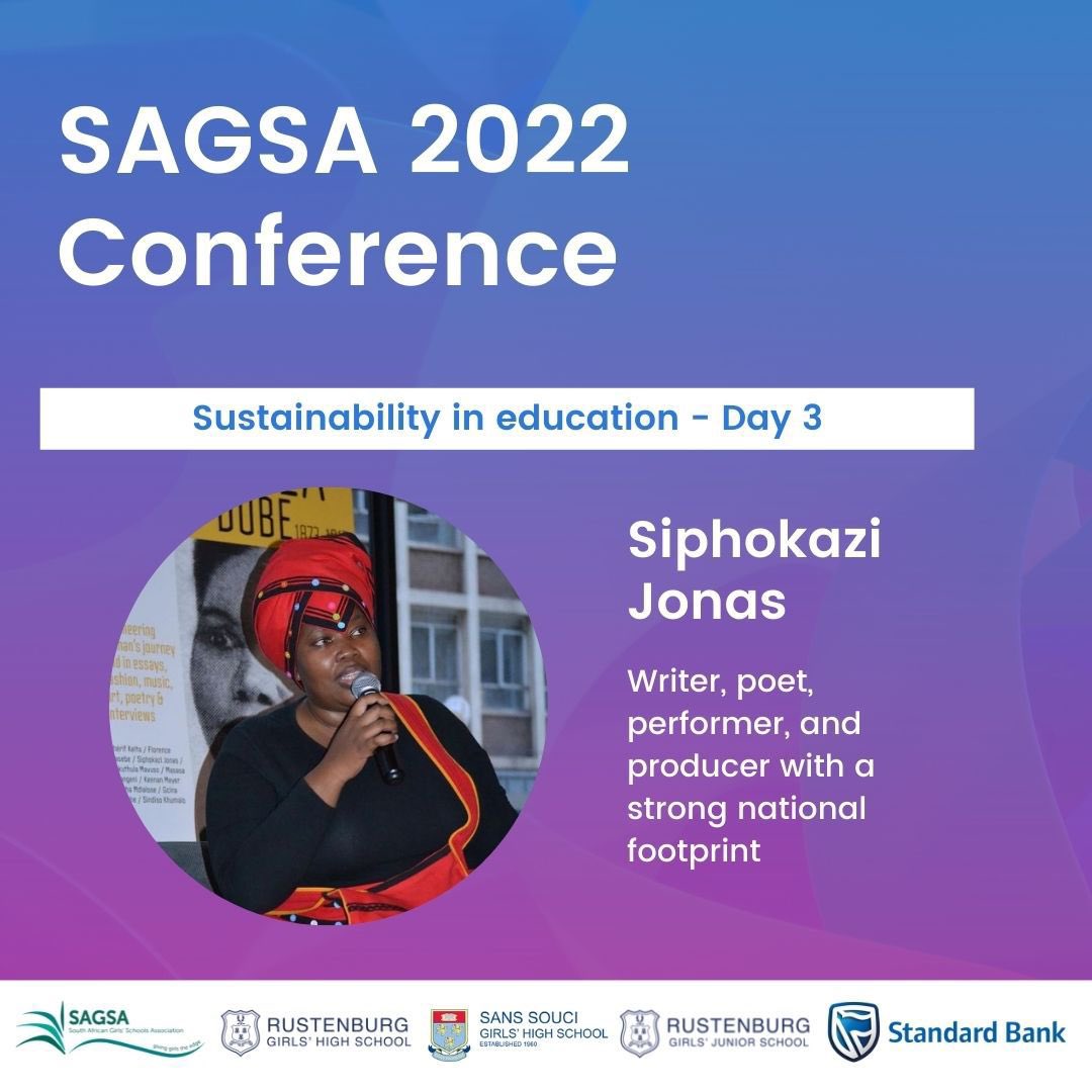 MartinMyers's tweet photo. Cool   @Siphokazi_J will be a keynote speaker at the 2022 @SAGSA conference, focusing on the theme of sustainability in education. The conference this  will be hosted in CapeTown with @Rustenburg Junior, High, and @Sans Souci Girls' High School planning the event. 
#sagsa https://t.co/J9axUrU0M7