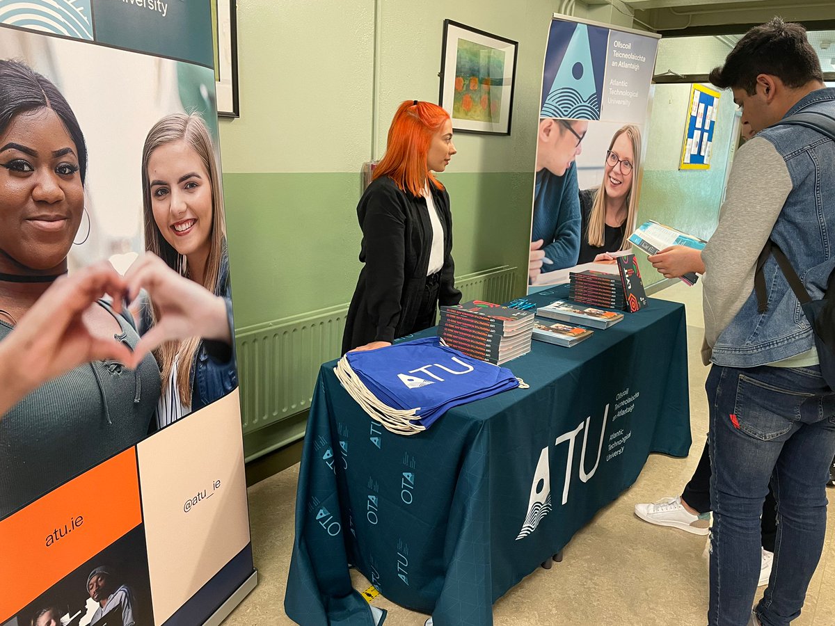 ErrigalCollege's tweet photo. @ATUDonegal_ Schools Engagement Team visited today to talk post Leaving Certificate options with our Senior students. Very well received! Thanks for coming! #ATUDonegal #WeAreDonegal https://t.co/PpRfQm23Lp