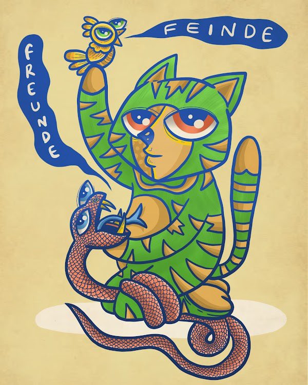 acul_sw's tweet photo. Fruende feinde. Avaialable on @opensea https://t.co/CcFFIthB2L
#aculsw #nft #nftart #nftcollector #nftartist #nftartwork #nftopensea #NFTCommumity #NFTcollectibles #nftcolletion #fruende #fiende https://t.co/VeKXDJLsaz