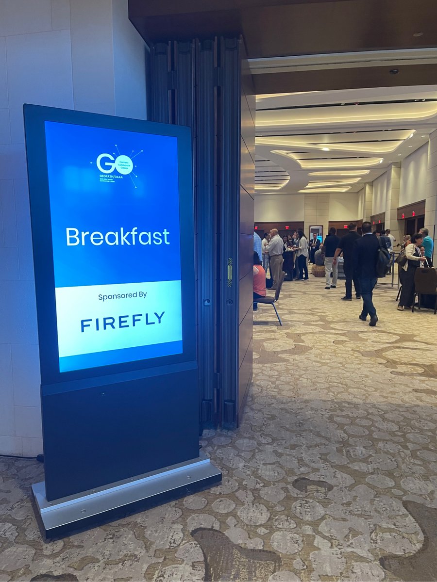 GeopathOOH's tweet image. Another sunny day for #2022GO day 2! Today is stacked with an amazing lineup of speakers — including soccer star @AbbyWambach, astronauts @Astro_Mike &amp;amp; @DrSianProctor &amp;amp; a fantastic group of #OOH industry experts. Thanks to @Firefly_Cities for kicking off today w/ breakfast!