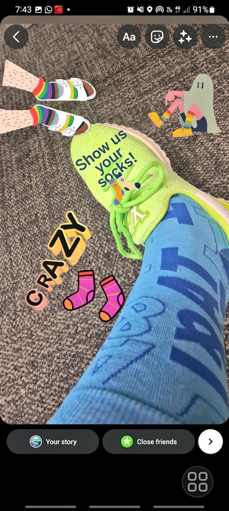 AdrianP78637438's tweet photo. A new day... A new activity  

#CrazySocks
#PROXIMITYEAW
#FocusOnYou
#LiveAtATT 

@mexicollectors https://t.co/ktzMdvHzqv