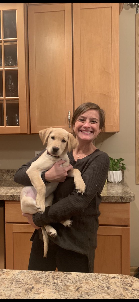 MrsHess_sd54's tweet photo. A few days late, but what a great excuse to look back on pictures of me and Miss Bucatini! #dogsof54 #nationaldogmomday https://t.co/DjSgU4v5pS