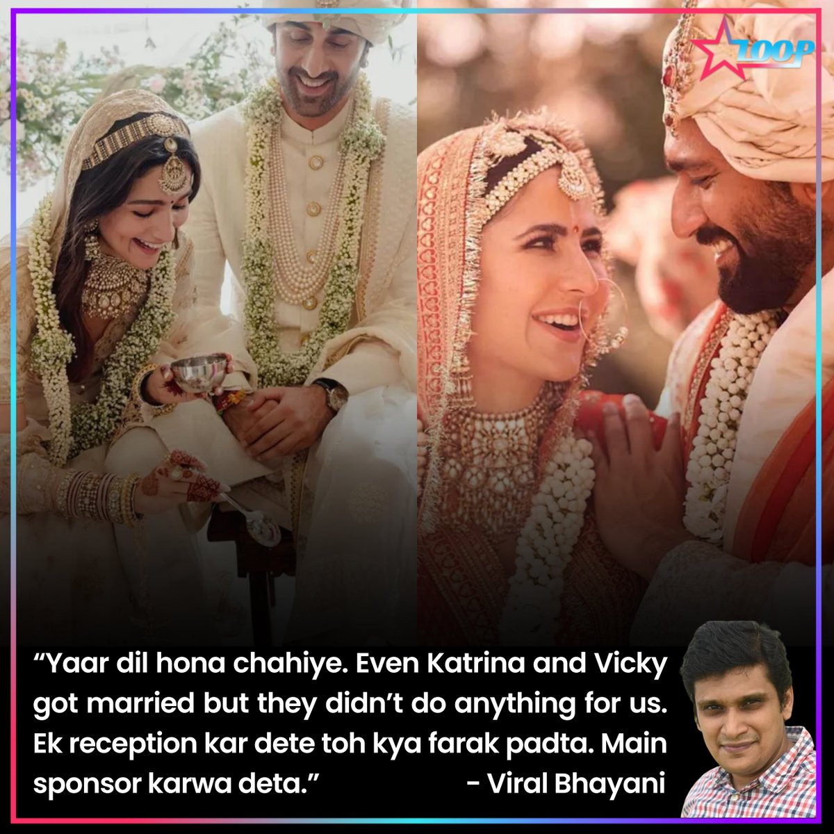 _starloop_'s tweet image. In an exclusive interview with Hindustan Times, paparazzi Viral Bhayani laments how Ranbir and Alia&apos;s wedding was scary for the papz. He also reveals how Urfi Javed mints more money than any other B-town actor, and other secrets. 
#urfijaved #RanbirAliaWedding #KatrinaKaif