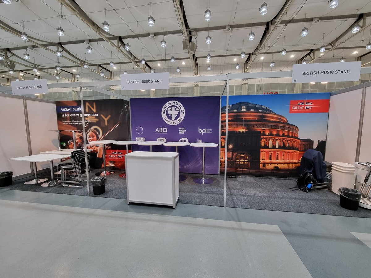 bpi_music's tweet photo. BPI are in Hannover getting ready to support British Music Companies at @ClassicalNEXT alongside @PPLUK, @PRSforMusic, @aborchestras, @BLKLivesinMusic, @B_Undergr0und, @ace_national and @GREATBritain.

#CNEXT22 https://t.co/2qFsGckTo5