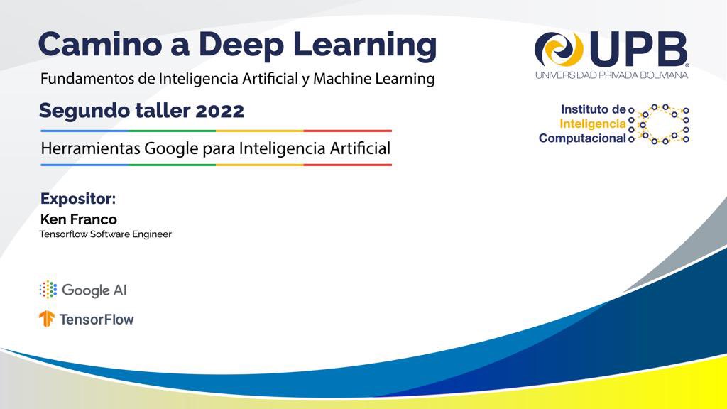 Ultimos días de registro para el taller 2: "Herramientas para Inteligencia Artificial"

No te lo pierdas! 😉 forms.gle/B383wFZnAvNCkY… 

Y muy pronto nuestro curso completo de Deep Learning 🤩