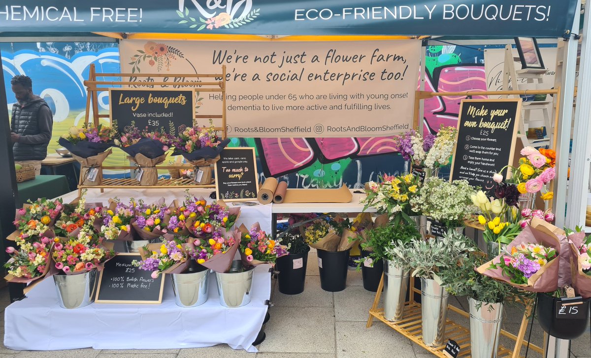 Our first <a href="/pollenmarket/">Pollen. Inner-City Flower Market.</a> was an absolute blast, we couldn't keep up with you guys! We can't wait to see all your smiling faces for more flowery chats on the 17th July. #sheffieldissuper #locallygrownflowers #sheffieldmakers