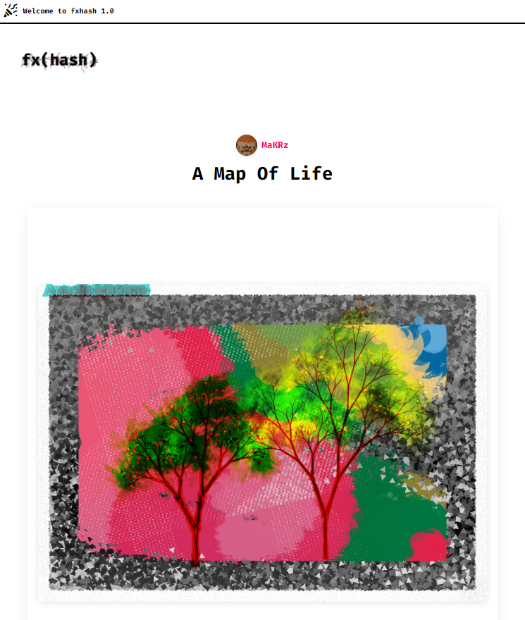 MaKRz666's tweet photo. It is published on #fxhash! Minting will go live in 2h50min, but you can already check previews and the surprise features...
20% of the royalties to @ArrozEstudios, 10% to the minter.
#genart #genartclub #generativeart #p5js #tezos #CleanNFT #trees #mapOfLife https://t.co/ag8UW686Nz