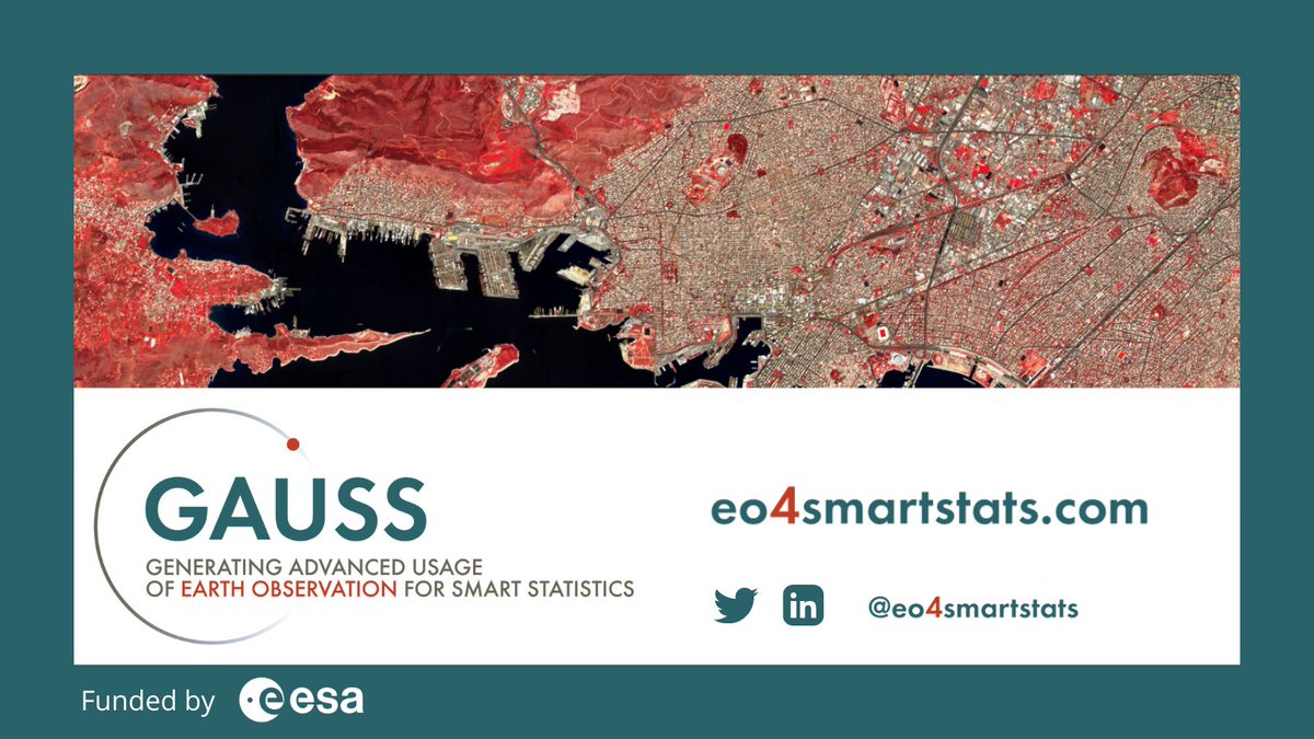 EO4SmartStats's tweet photo. 👋We're online! 🌐
Follow us to learn how satellite #EarthObservation data can be used to develop next generation of operational statistical services.
➡️visit https://t.co/UhdpTUcMFE
➡️subscribe to our e-mail alerts
➡️follow us on Twitter &amp; LinkedIn
#smartstats #statistics #tech https://t.co/Pr8virUZgP
