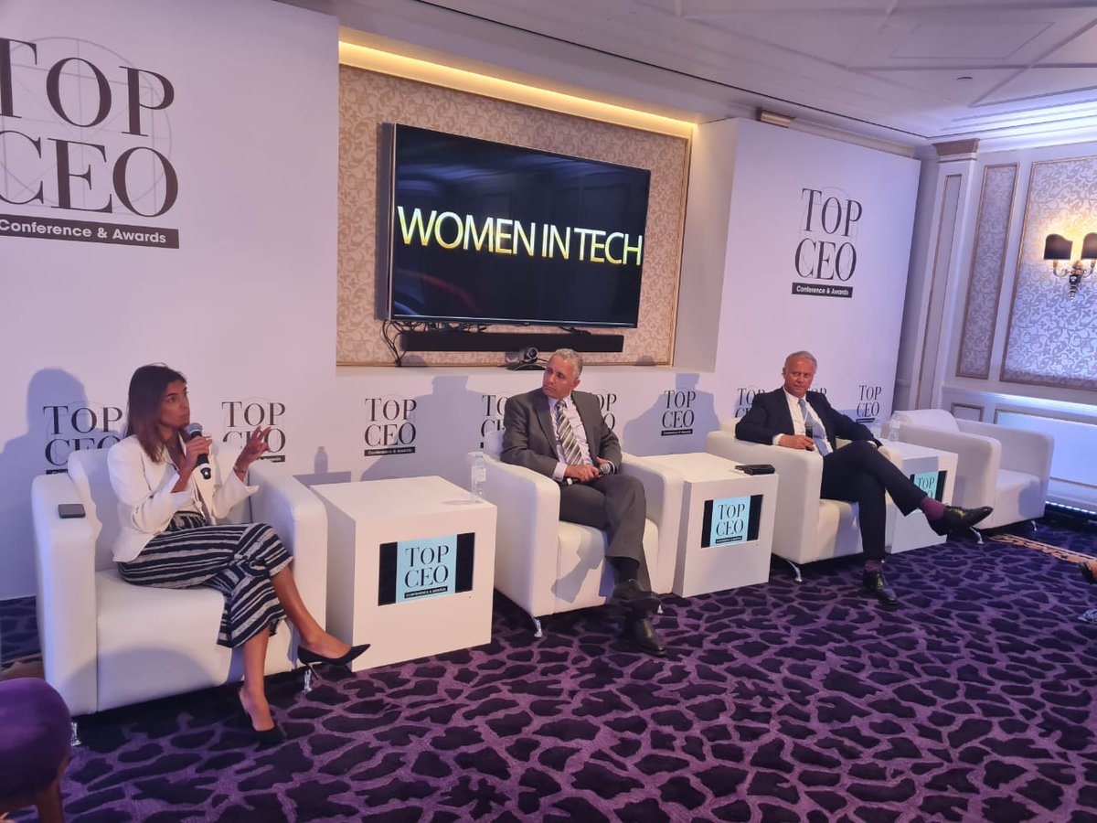 mena_trends's tweet photo. #topceo22live
#GCC #governments are pushing women’s enrollment in #techjobs, however #women have another role as mothers, panelists discussed in off-the-record session '#WomeninTech' at the #TOPCEOConference2022. #topceo22 #arabwomenforum22 @Topceome https://t.co/oGcSyY2ZyJ