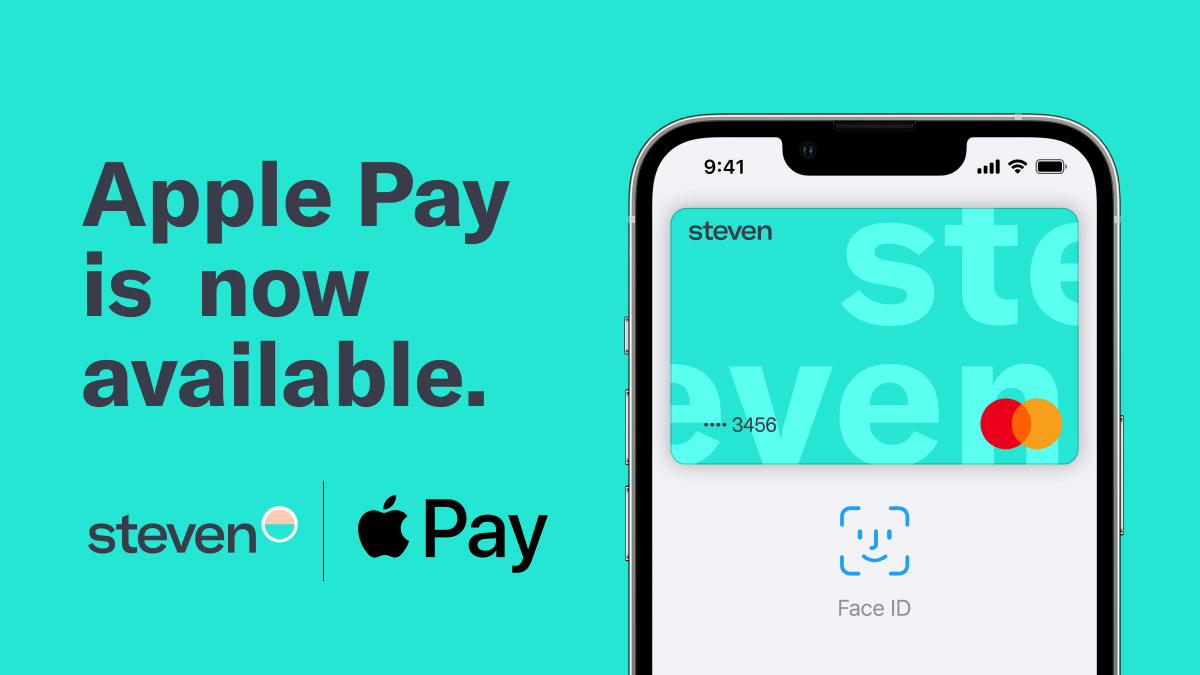 📢 Yeaa! You can now add your Steven card to Apple Pay! ✌️ #applepay #getsteven