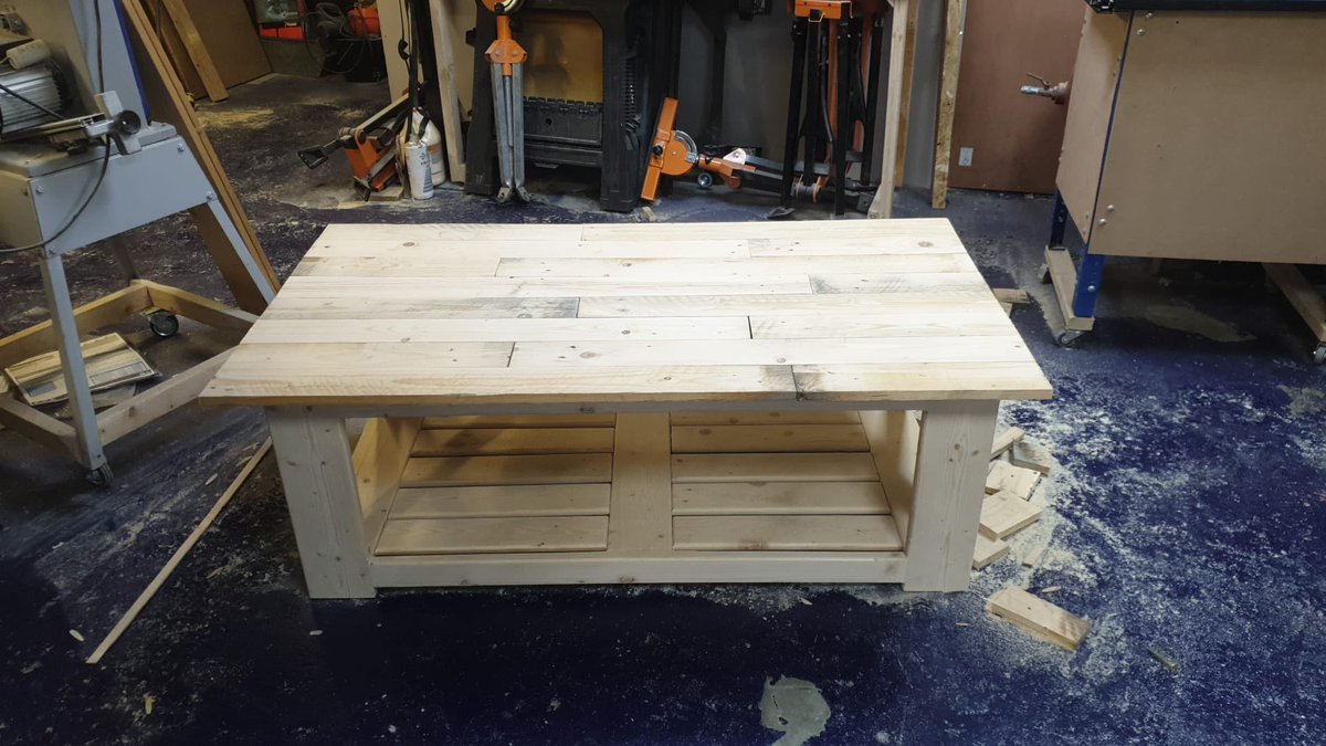 MakeGosport's tweet photo. Tom has been hard at work this month making himself a coffee table. 

Why not consider joining the makerspace and see what where your creativity takes you.

#gosport #makerspace #makegosport #woodworking #makersgonnamake #coffee #coffeetable #woodstain #joinery https://t.co/X9Lb4IgeT2