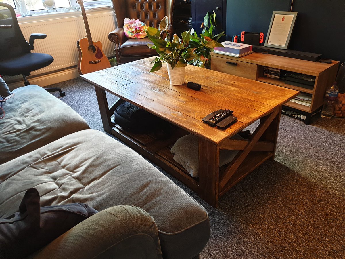 Tom has been hard at work this month making himself a coffee table. 

Why not consider joining the makerspace and see what where your creativity takes you.

#gosport #makerspace #makegosport #woodworking #makersgonnamake #coffee #coffeetable #woodstain #joinery