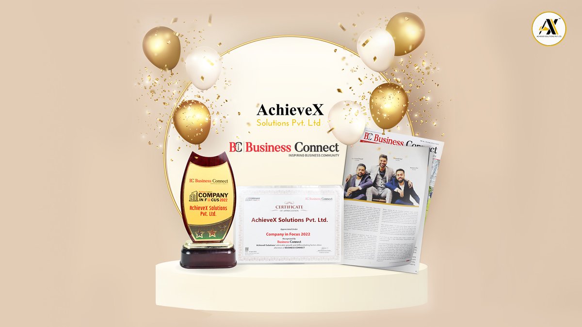AchievexLtd's tweet photo. We are happy to share the tokens of accolade bestowed by @BusinessConne16 as the 'Company in Focus 2022'. Our journey toward innovation is featured in the Business Connect Magazine April 22 edition.
Congratulations to the entire Achievers family!
#business #innovation #AchieveX https://t.co/NyzO6ahz3Q