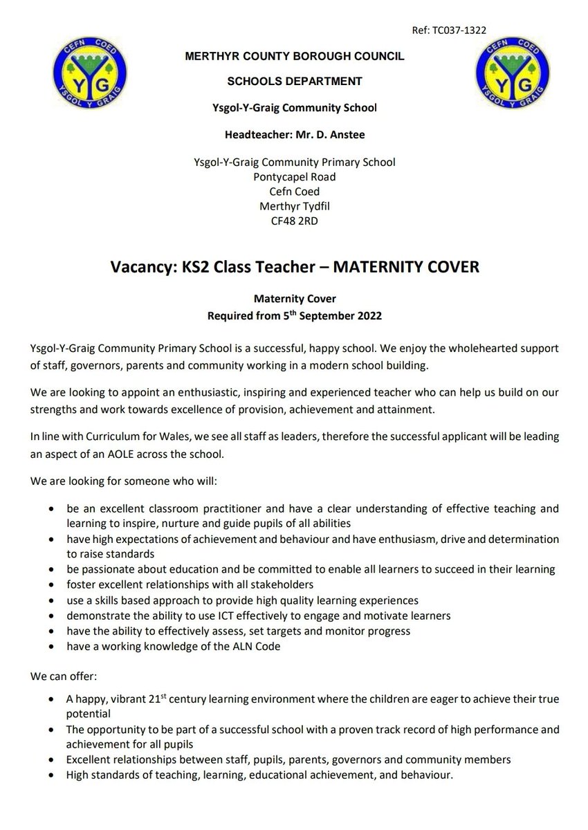 YYGPrimary's tweet photo. Another opportunity to join our fantatsic team here at YYG. https://t.co/yTdNf9dS2V