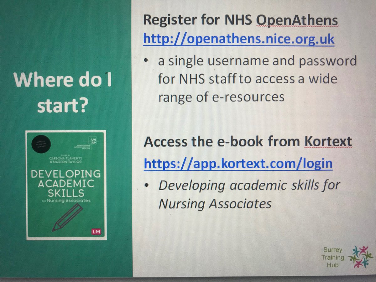 Seelhoff snippets (@snippetsk) on Twitter photo Prepping slides for a joint presentation to wannabe trainee nurse associates today, with <a href="/SurreyTH/">Surrey Training Hub</a> - came across this gem, an eBook ‘Developing Academic Skills for Nursing Associates’ <a href="/SurreyHeartland/">Surrey Heartlands Health and Care Partnership</a> <a href="/CSHSurrey/">CSH Surrey</a> <a href="/OlwenRevill/">Olwen Revill 💙</a> #TNA #NurseAssociate <a href="/esthLISeducat/">@esthLISEducation</a> <a href="/SurreyDownsHC/">Surrey Downs Health and Care</a> Prepping slides for a joint presentation to wannabe trainee nurse associates today, with <a href="/SurreyTH/">Surrey Training Hub</a> - came across this gem, an eBook ‘Developing Academic Skills for Nursing Associates’ <a href="/SurreyHeartland/">Surrey Heartlands Health and Care Partnership</a> <a href="/CSHSurrey/">CSH Surrey</a> <a href="/OlwenRevill/">Olwen Revill 💙</a> #TNA #NurseAssociate <a href="/esthLISeducat/">@esthLISEducation</a> <a href="/SurreyDownsHC/">Surrey Downs Health and Care</a>