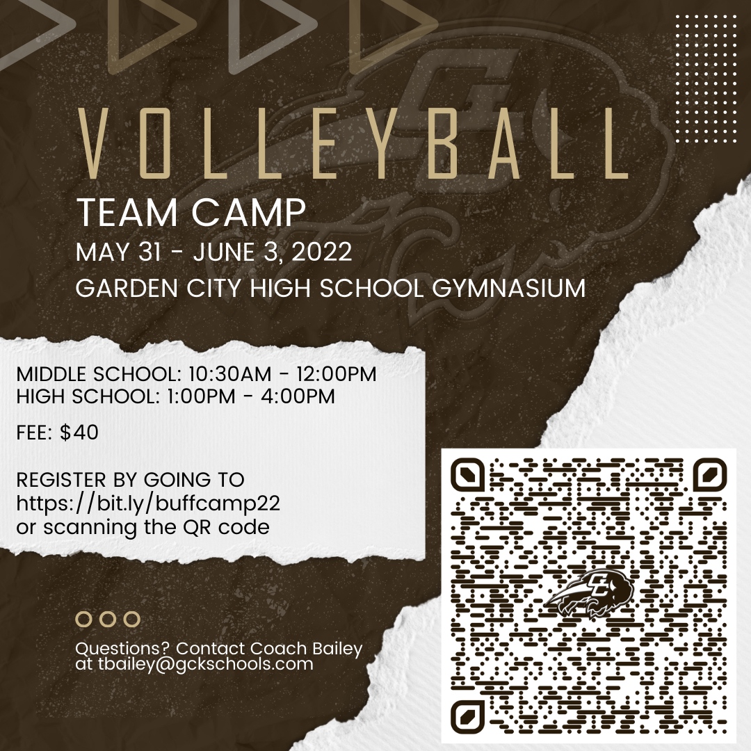 We are just ✌🏼 weeks away from MS/HS team camps. Sign up and share info below. Can’t wait to start the 2022 Buffalo Summer! 

🦬🏐 #1Herd