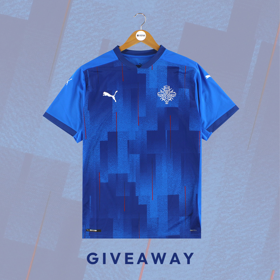 VFshirts's tweet photo. 🇮🇸 GIVEAWAY: Another chance to enter our Iceland shirt giveaway

To Enter
1. RT and Like this post
2. Follow us @VFshirts
3. Reply with #vintagefootballshirts

Good Luck! https://t.co/PrcDv2lRLa