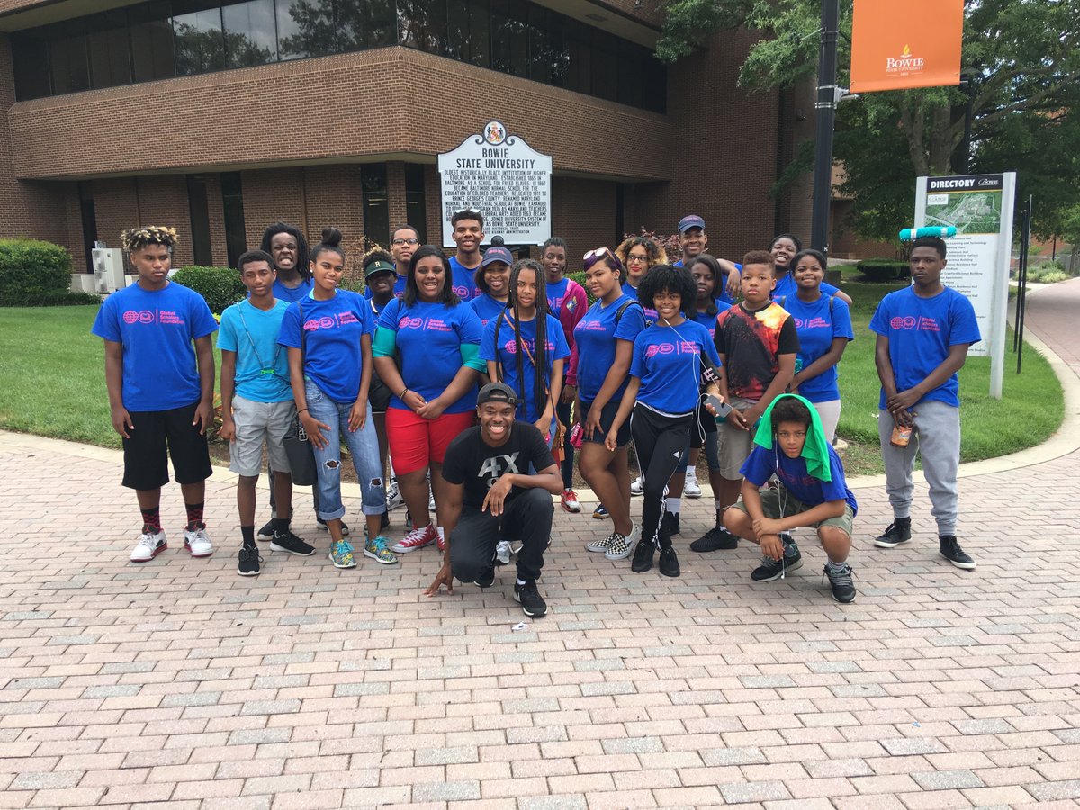 gsfhscdc's tweet photo. Happy Tuesday! GSF cohort 2016-2017 alumni tour Bowie State University. GSF #CollegeTuesdays https://t.co/QQWC2HvuoR