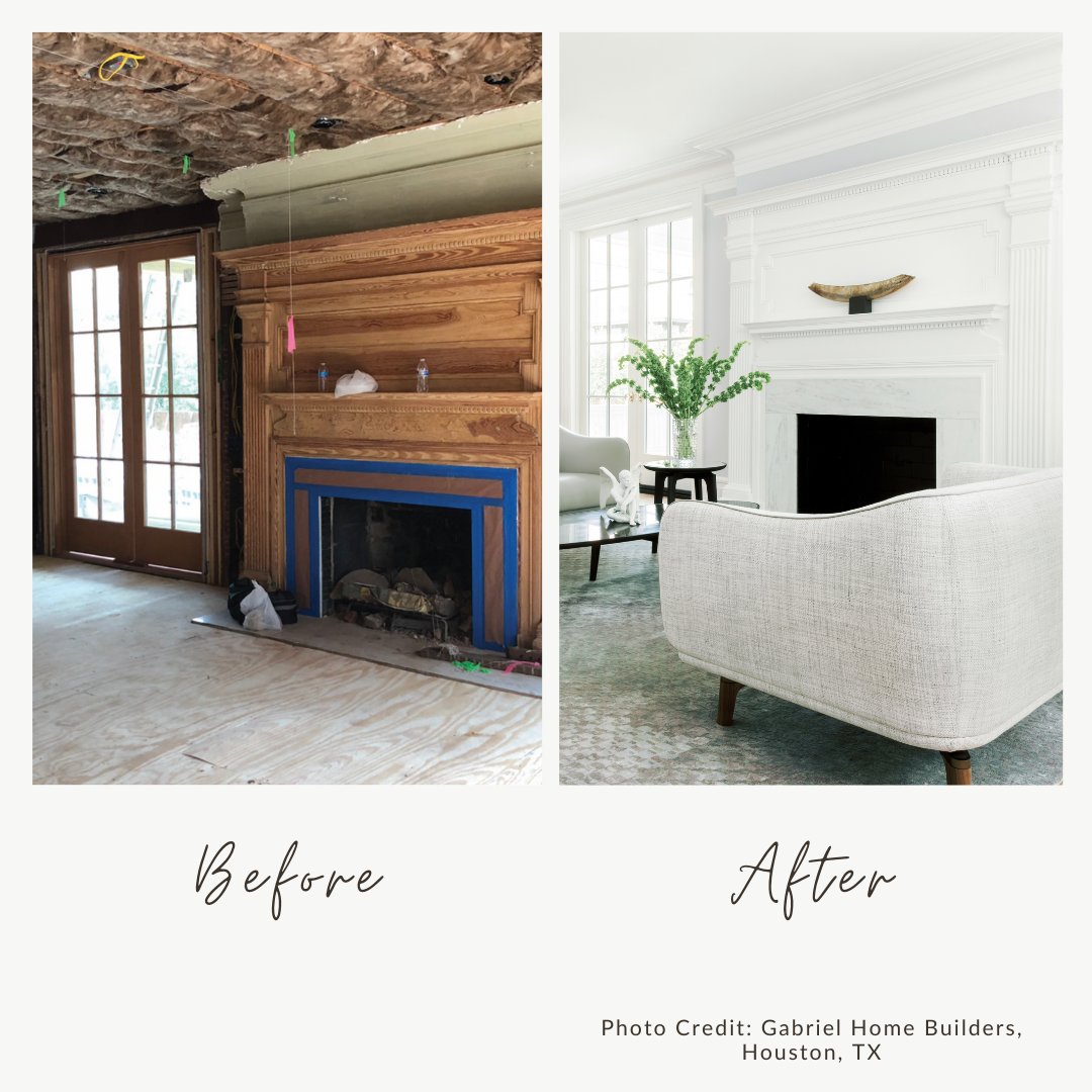 It’s National Home Remodeling Month, Sponsored by Westlake Royal Building Products. This week, we are featuring photos of whole house remodels. This Historic Courtlandt Place Renovation transformed and modernized a grand Houston home built in 1909. nahb.org/remodelingmonth