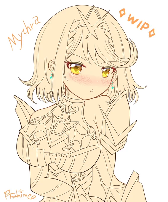 短髪ヒカリちゃんWIP✨ 