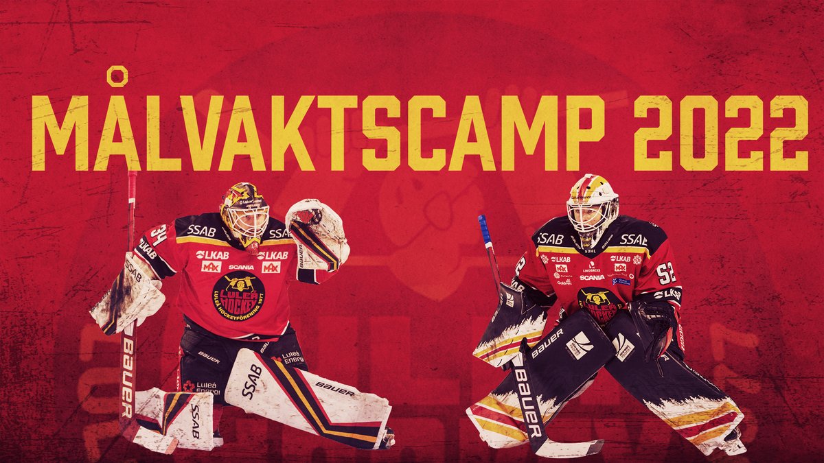 Målvakter födda 2011 eller tidigare kan nu anmäla sig till Målvaktscamp 2022 - som går av stapeln 12-14 augusti.

Läs mer och gör anmälan här: svenskalag.se/luleahockeycam…