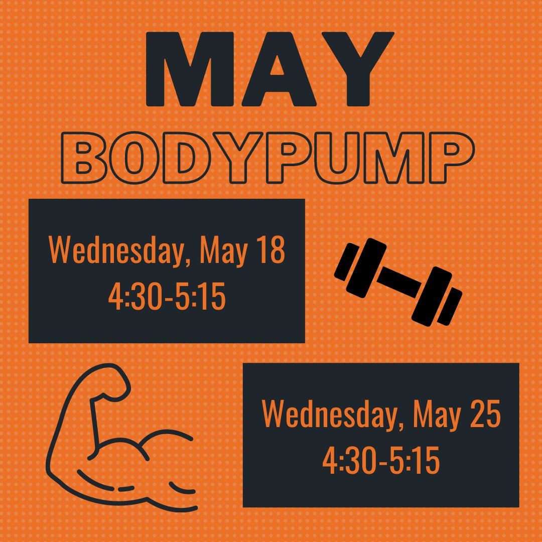 Missing GroupX classes? We will be offering BodyPump on Wednesday May 18 &amp; 25 from 4:30-5:15. Be sure to sign up on IMLeagues! #campbelluniversity #playwithpurpose