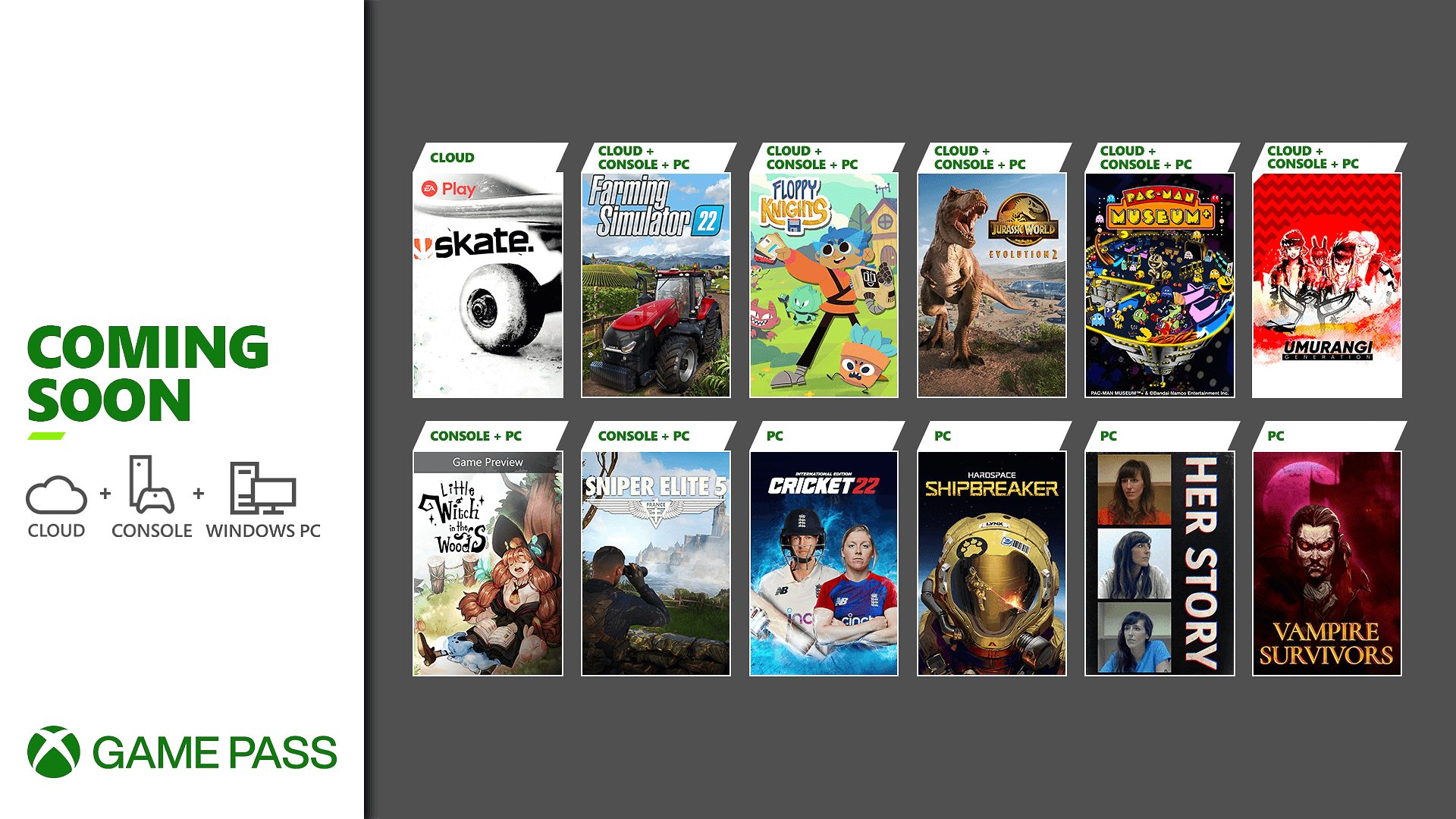 Five virtual rs and the games they play