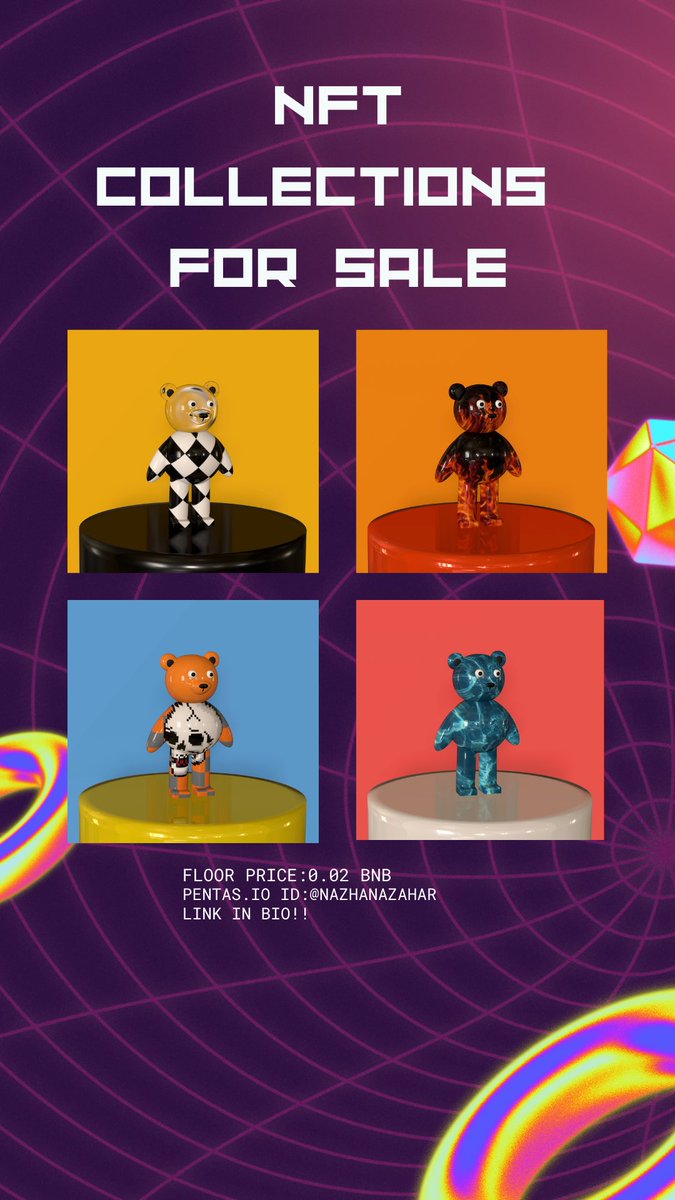 HanxnNFT's tweet photo. ❗️NEW DROP❗️

💙TEDDY💙
Available at @pentas_io 

Fp 0.02 Only✅
https://t.co/JPAILlSRKJ

 Help me RT this tweet guys thankyou so much☺️ https://t.co/4wXUMwz9UO
