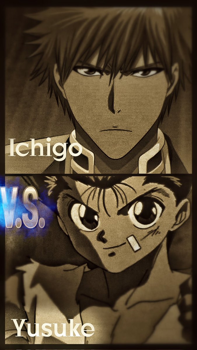 artlist_n8's tweet photo. Before being powerful this 2 went to school and brawled with other students
Who would win in a fight... back in there respective school days no power at the moment.. Ichigo VS Yusuke.
#Anitwt #BLEACH #yuyuhakusho #animetopics #animetopic https://t.co/OfmpIVS66R