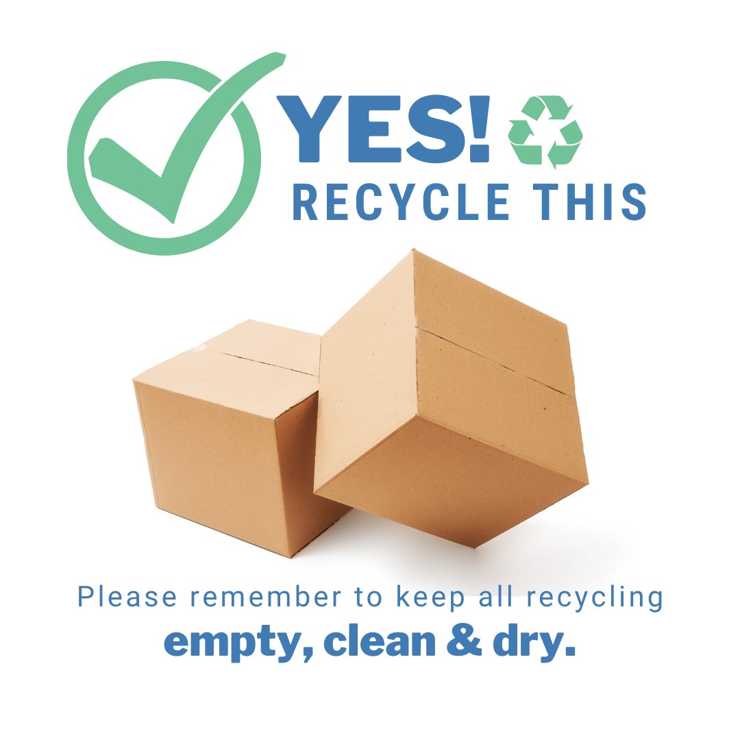 recyclingSTAR's tweet photo. 💡 DYK? Cardboard is one of the key components of our supply chain and can be recycled up to 7 times!

Make sure you #KnowWhatToThrow so you can #RecycleRight!
#TexasRecycles #RecyclingSTAR 

For more info visit https://t.co/EAmXm1lyMk https://t.co/B1QG2x43HT