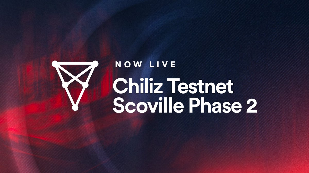 𝐒𝐜𝐨𝐯𝐢𝐥𝐥𝐞 𝐓𝐞𝐬𝐭𝐧𝐞𝐭 𝐏𝐡𝐚𝐬𝐞 𝟐 - JALAPENO starts! 🌶️
 
✅ DEX: PepperSwap
✅ Fan Token Test Surveys
 
⚡️ $CHZ