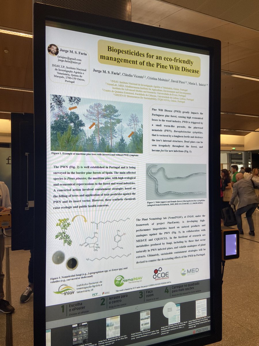 EnemyPine's tweet photo. Our work is being presented at #ciencia2022PT @InacioLurdes @VicenteCSL @JorgeMSFaria1 @David1822 @INIAV_IP https://t.co/Am1TqFKbgi