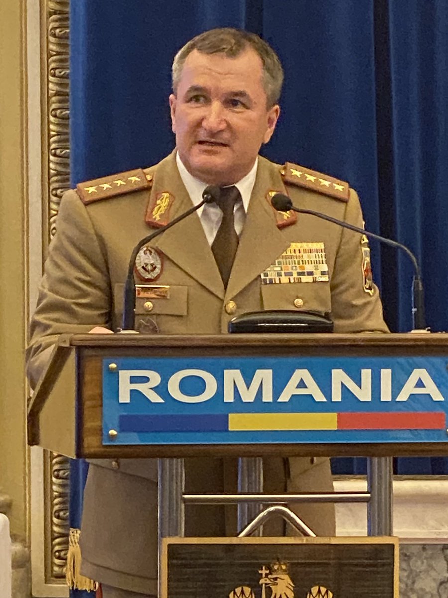 BlokkenMario's tweet photo. The CHOD of Romania, General Daniel Petrescu, is opening the BSDA 2022 conference. I will participate in the first panel talking about interoperability in the Black Sea region and Europe.
#BSDA2022 #finabel #interoperability https://t.co/GagXrETkRs