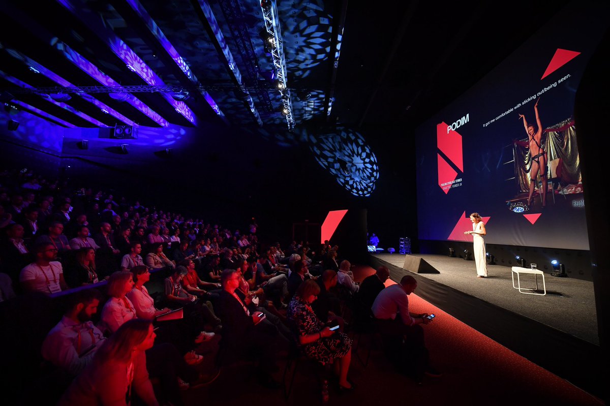 markopigac's tweet photo. “Being a stripper taught me more lessons than I could possibly imagine, a lot of which I’ve been able to apply to my business life.”
@paulinatenner on todays #podim conference. 📸 @markopigac https://t.co/euASpsPY0F https://t.co/687dhGNl90