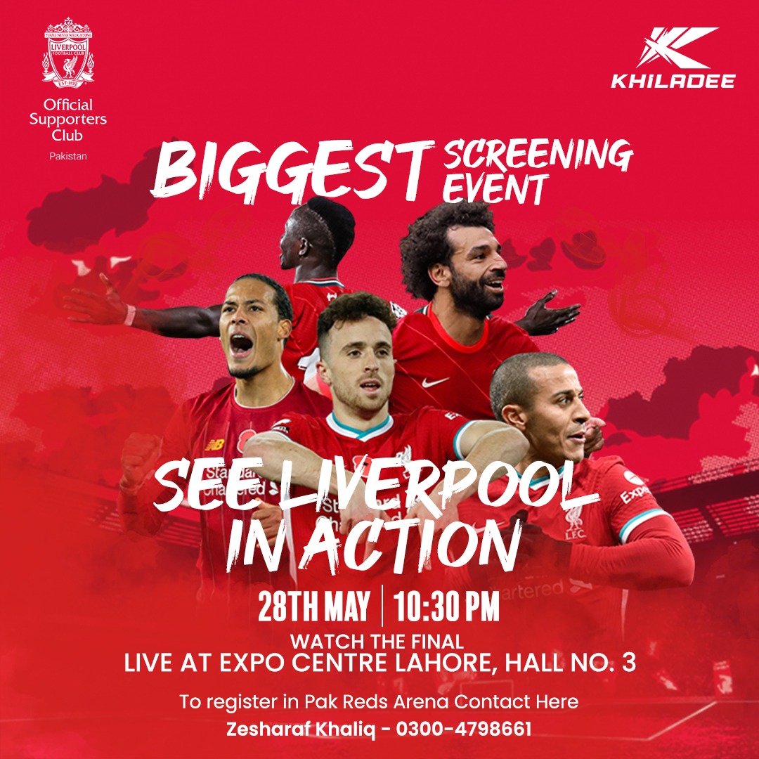 PAK REDS x KHILADEE BIGGEST SCREENING OF THE SEASON! Lucky draws including a full expense paid trip to Qatar World Cup 2022. Get yourself registered now. Details: facebook.com/17420706925745…