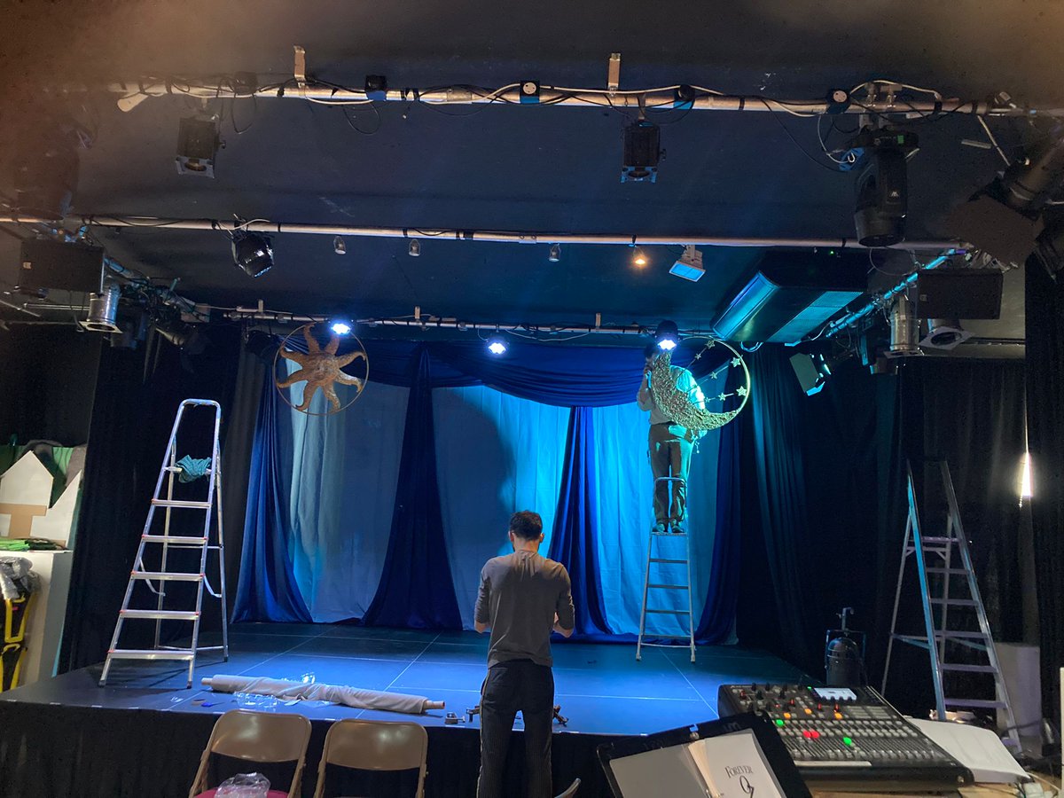 ForeverOzPlay's tweet photo. Take a look at this sneak peak of what's to come as we start dressing the stage! Forever Oz is on at the OSO Arts Centre, Barnes, London, 19-22nd May. Tickets still available at https://t.co/o500QjAe8z https://t.co/ZgepBqQGQT
