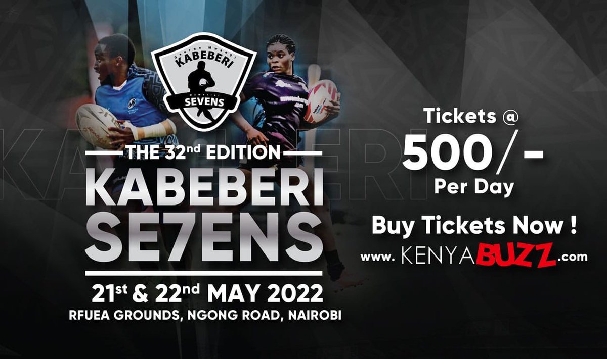 The National Sevens Circuit finally returns after a two year hiatus with the season opening George Mwangi #Kabeberi7s. 

Happening this Saturday and Sunday at RFUEA Grounds, Ngong Road from 8am.

Get tickets at KES 500 on <a href="/KenyaBuzz/">KenyaBuzz</a>: 

kenyabuzz.com/events/event/k…