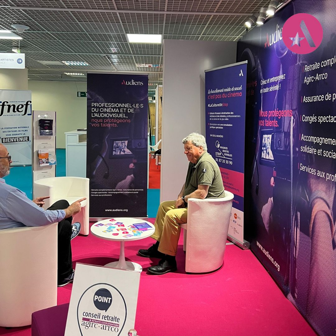 GroupeAudiens's tweet photo. #Cannes2022 l En attendant la cérémonie d’ouverture animée cette année par Virginie Efira dès 19h15, retrouvez-nous dès aujourd’hui sur notre stand (n°13.14) au Marché du Film. ✨

#Santé, #retraite, #prévoyance, Audiens est à vos côtés pour vous accompagner !

#MDF22 https://t.co/t3g9w9B3lz