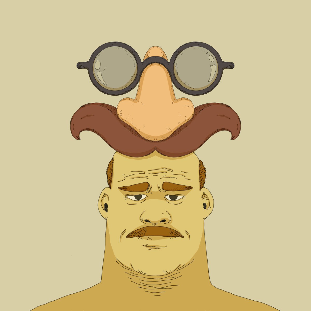 SillyHatFamily's tweet photo. A piece from childhood memories. Silly Hat Family #19 - Moustache Glasses.

1/1 PFP Non Generative

https://t.co/NZxBuPhnfj

#nftasia #nftcollectibles #funnynft #cleannft #nftcommunity #objktcom #tezos @idnft @metarupa_nft https://t.co/8smRLBme3C