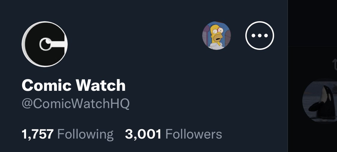 ComicWatchHQ's tweet photo. At some point when we weren’t looking yesterday, we surpassed 3000 followers! Thanks one and all for helping spread our love affair with comics. #ComicWatchNation https://t.co/yFOhnkX6DW