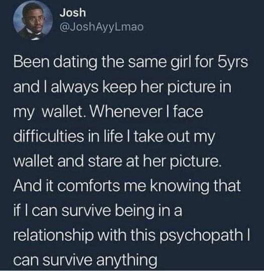 strongmenHQ's tweet photo. Right on brother. You are stronger than you know! 😂😂

#enteringmanhood #datingjokes https://t.co/cQ1S0v5R0b